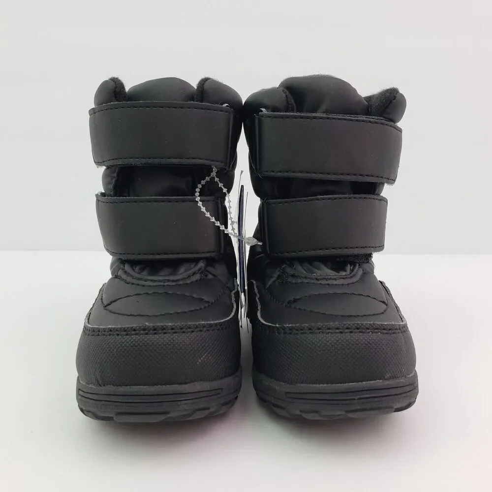 Khombu Neek 2 Baby Toddler Size 5 Black PullOn Waterproof Warm Winter Snow Boots
